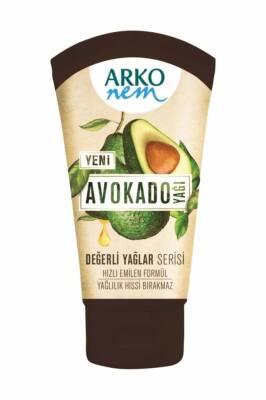 Arko Moisturizing Cream with Avocado Oil - 24 Hour Hydration, Non-Greasy, Vitamin Enriched for Dry Skin