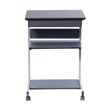 Rolling Laptop Cart with Storage