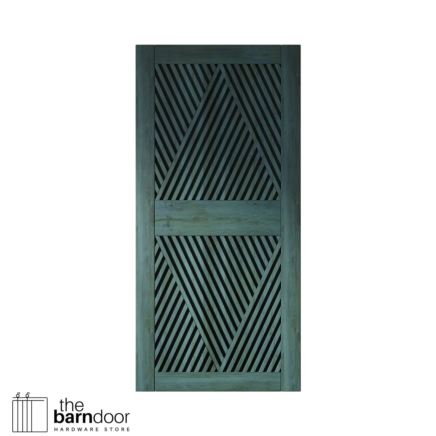 Diamond Pattern Pine Wood DIY Barn Door