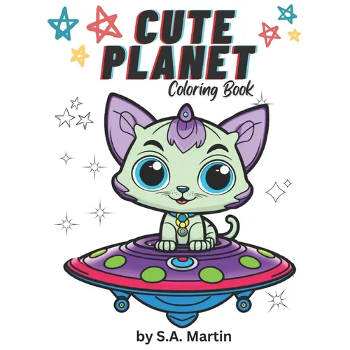 Cute Planet Coloring Book: Animals on the Move - Paperback