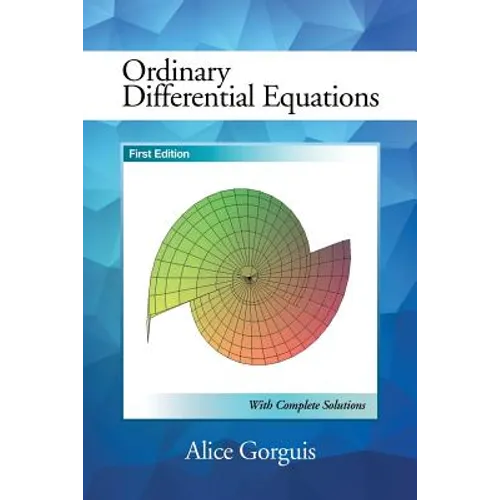 Ordinary Differential Equations: First Edition - Paperback