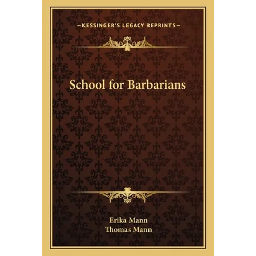 School for Barbarians - Paperback
