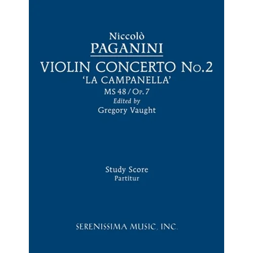 Violin Concerto No.2, MS 48: Study score - Paperback