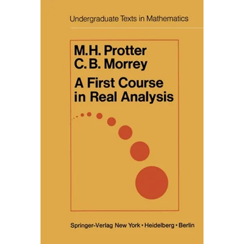 A First Course in Real Analysis - Paperback