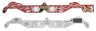 3D Glasses - Candy Cane