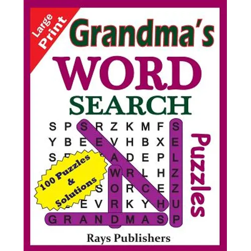 Grandma's Word Search Puzzles - Paperback