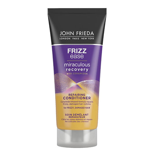 John Frieda Repairing Hair Conditioner - Miraculous Recovery, Anti-Damage, Natural Ingredients, Frizz Ease