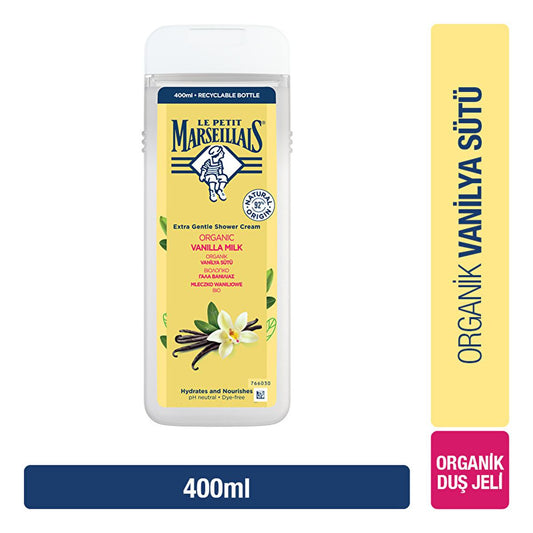 Le Petit Marseillais Vanilla Scented Shower Gel - Nourishing & Gentle Cleansing Body Wash