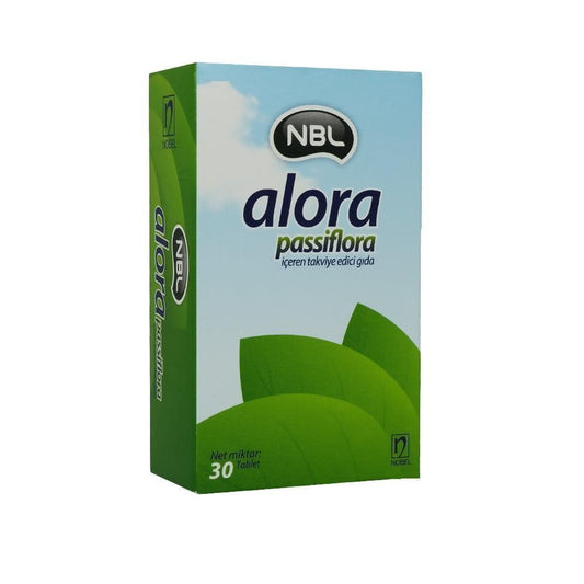 Alora Ultra Passiflora 30 Tablets - Natural Relaxation Aid & Sleep Support Supplement for Adults