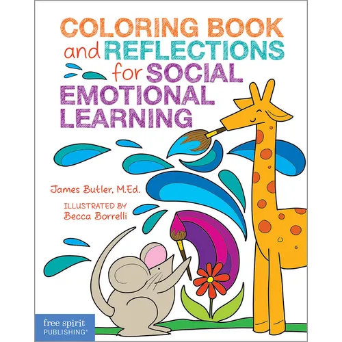 Coloring Book and Reflections for Social Emotional Learning - Paperback