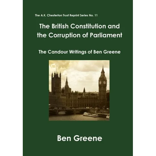 The British Constitution and the Corruption of Parliament - Paperback