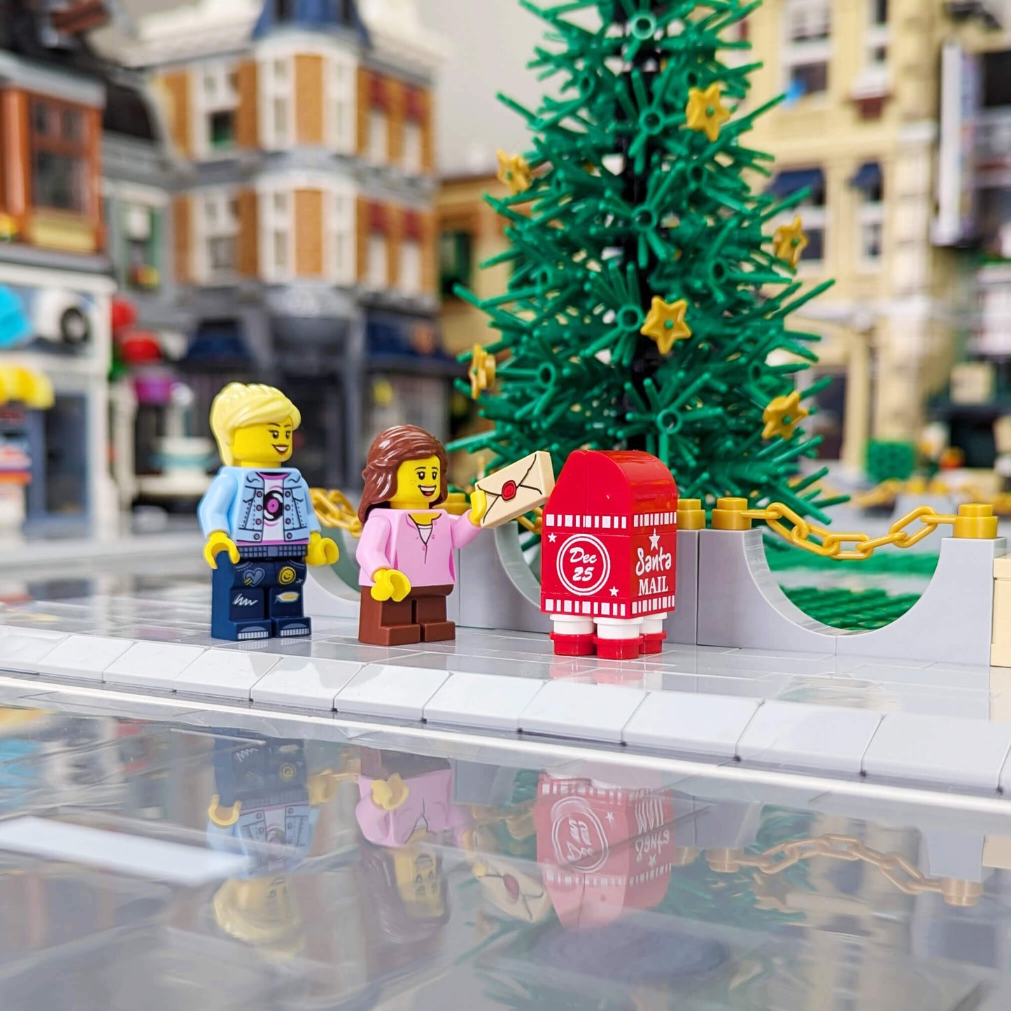 Santa's Mailbox - Custom MOC Set - Made with LEGO© Parts