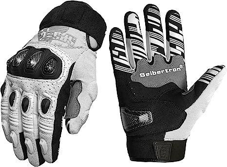 Seibertron™ SPS-2 Carbon Fiber Touchscreen Motorcycle Gloves