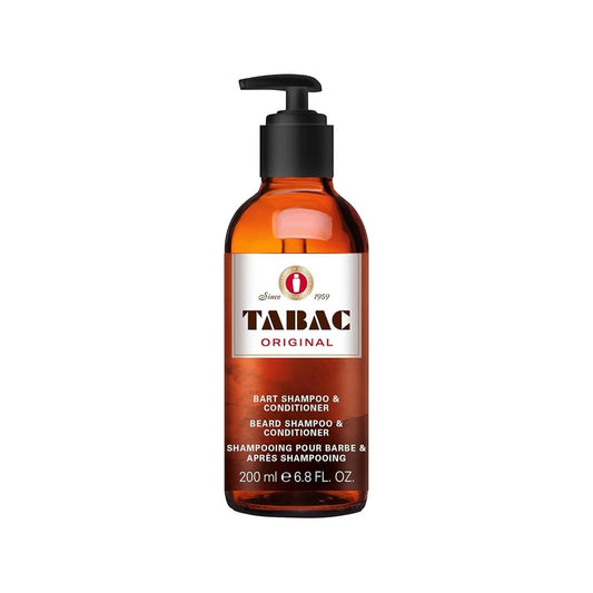 Tabac Original Beard Shampoo - 200ml Gentle Cleansing for Men's Beard Care