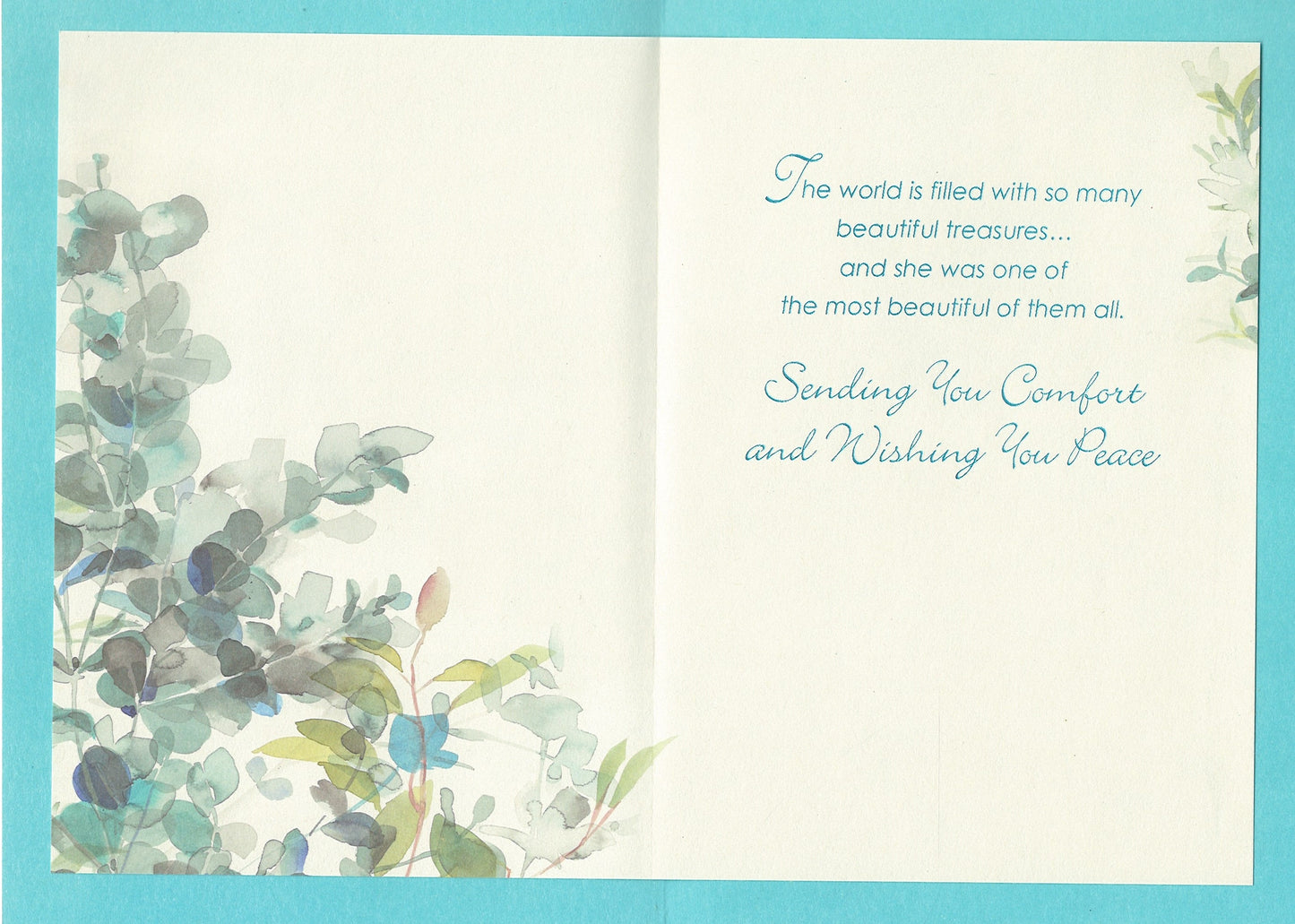 Loved and Remembered Sympathy Card