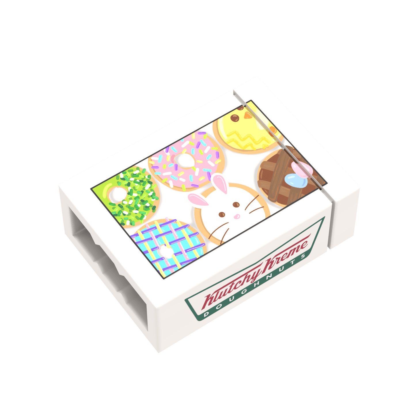 Boxed Donuts - Easter - Custom Printed - Made Using LEGO® Parts