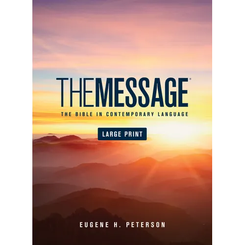 Message Bible-MS-Large Print Numbered - Hardcover