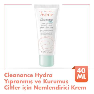 Avene Cleanance Hydra Soothing Moisturizing Cream for Acne-Prone Skin - Hydrating, Non-Irritating, and Soothing Relief