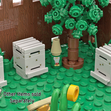Green Garden Gnome - Custom Printed - Made Using LEGO® Parts