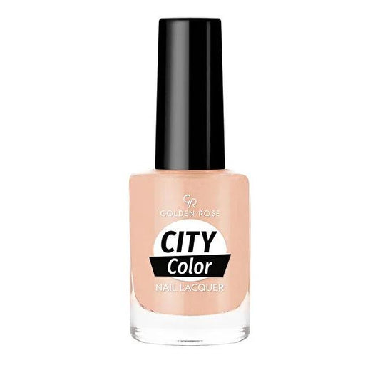 Golden Rose City Color Nail Lacquer No:128 - Long-Lasting Shine Nail Polish