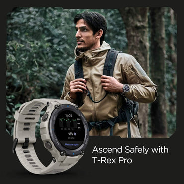 T-Rex Pro Smart Watch for Men Rugged Outdoor GPS Fitness Watch (Refurbished)