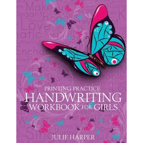 Printing Practice Handwriting Workbook for Girls - Paperback