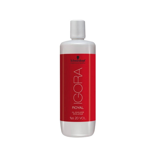 Schwarzkopf Igora Oxidant Cream %6 20 Vol. 1000 ml - Professional Hair Developer for Salon-Quality Hair Coloring