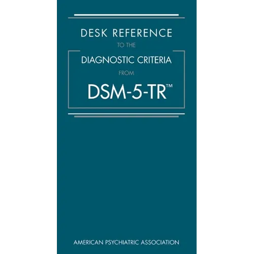 Desk Reference to the Diagnostic Criteria from Dsm-5-Tr(r) - Paperback