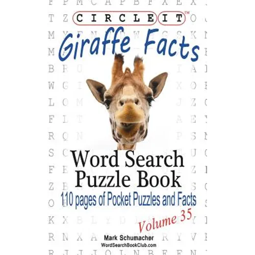 Circle It, Giraffe Facts, Word Search, Puzzle Book - Paperback