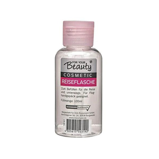 For Your Beauty: 100ml Silicone Travel Bottles - TSA Approved, Leakproof, Compact & Reusable Travel Containers