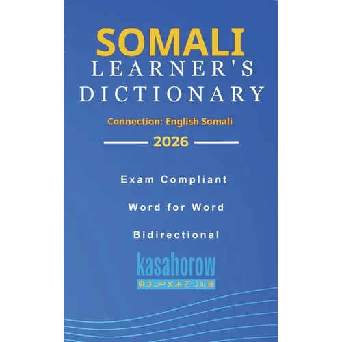 Somali Learner's Dictionary: Somali-English, English-Somali - Paperback