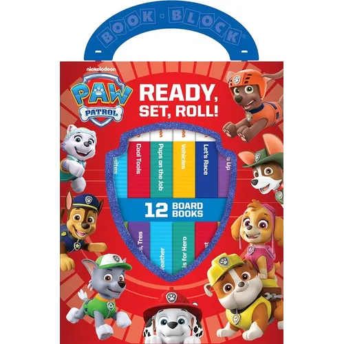 Nickelodeon Paw Patrol: Ready, Set, Roll! 12 Board Books - Board Book