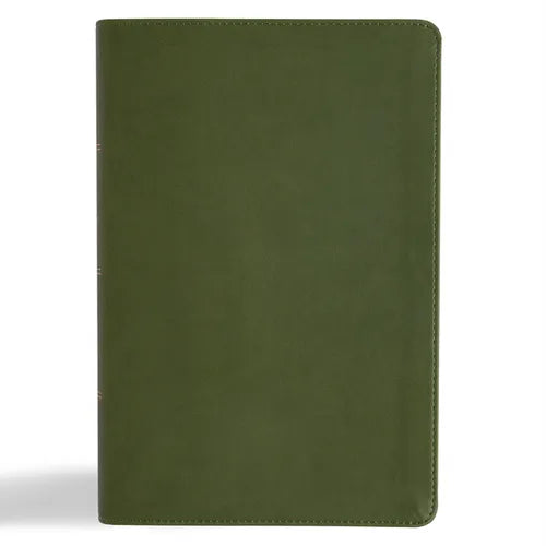 CSB Oswald Chambers Bible, Olive Leathertouch: Includes My Utmost for His Highest Devotional and Other Select Works by Oswald Chambers - Imitation Leather