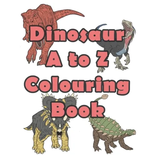 Dinosaur A to Z Colouring book - Paperback