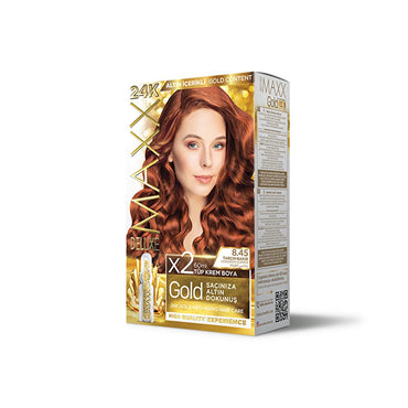 Maxx Deluxe Golden Beauty Hair Dye - Vibrant, Long-Lasting Color with NANO GOLD & Avocado Oil