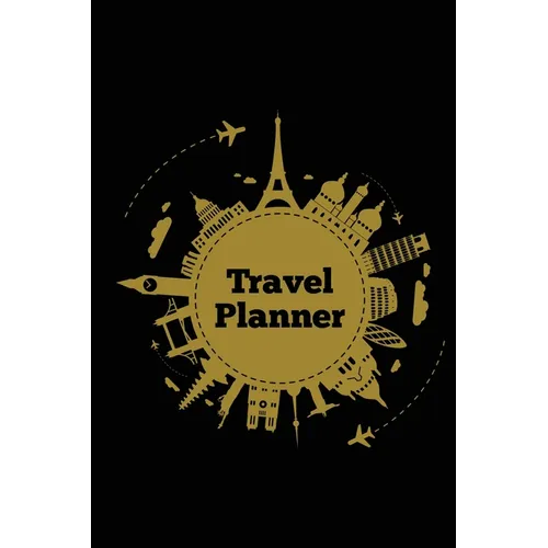 Travel Planner: Record Vacation Planner, Trip Journal, Packing Things List, Itinerary Notes Pages, Love Traveling Gift, Notebook, Diary, Book - Paperback