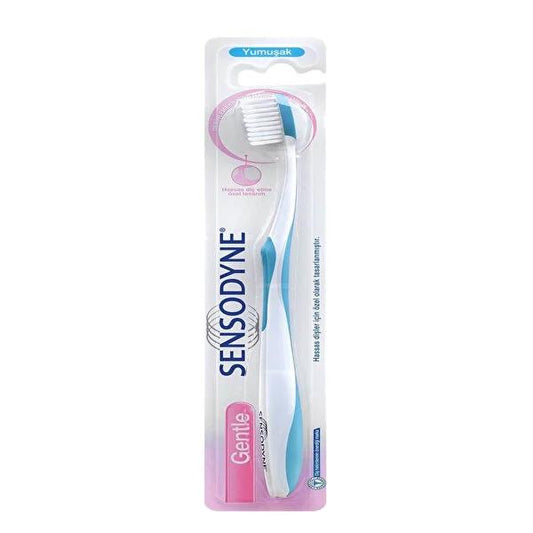 Sensodyne Gentle Manual Toothbrush for Sensitive Teeth - Soft Bristle, Small Head for Effective Daily Oral Care
