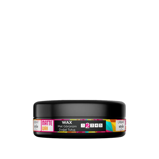 URBAN Care Natural Finish Hair Wax for Men & Women - Flexible Hold, Matte Look, 3.38 fl oz