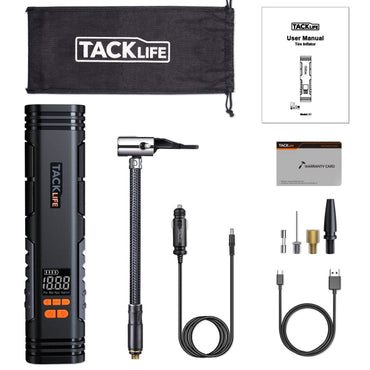 Tacklife X1 Rechargeable Cordless Tire Inflator