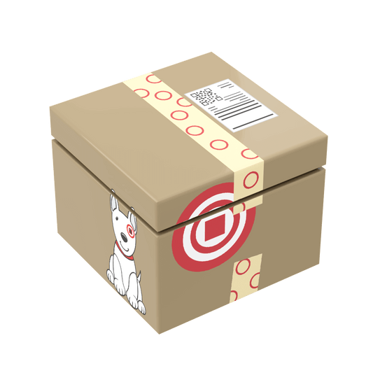 Tarjet Shipping Box - Custom Printed - Made Using LEGO® Parts
