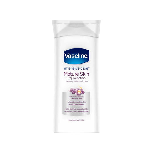 Vaseline Intensive Care Mature Body Lotion - 400ml Moisturizing Hydration for Dry Mature Skin