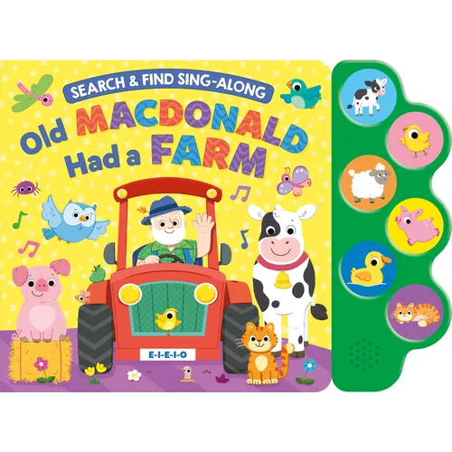 Search & Find: Old MacDonald (6-Button Sound Book) - Board Book