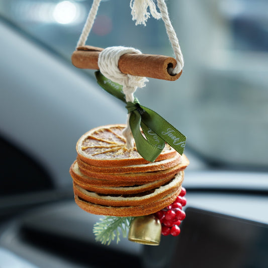 Car Orange Scent Christmas Ornament 丨Universal Hanging Design