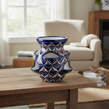Talavera Strawberry Planter | Blue Peacock Design