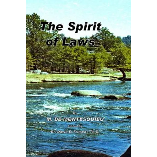 The Spirit of Laws - Paperback