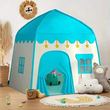 Toy Play Tent for Girls with Star Lights and Balloons