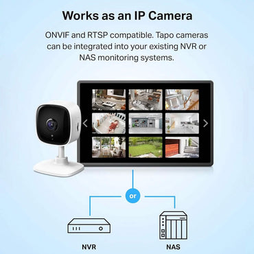 TP-Link Tapo 1080P Indoor Security Camera for Baby Monitor (Refurbished)