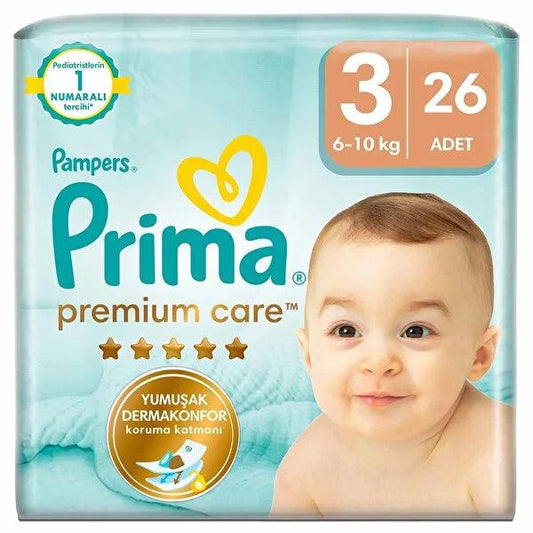 Prima Premium Care Baby Diapers - Soft, Absorbent, and Breathable for Ultimate Comfort
