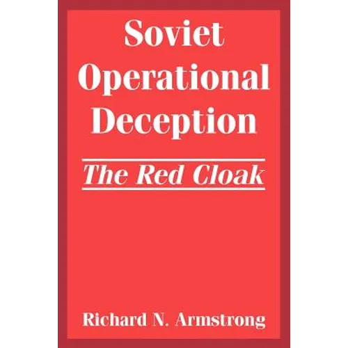 Soviet Operational Deception: The Red Cloak - Paperback