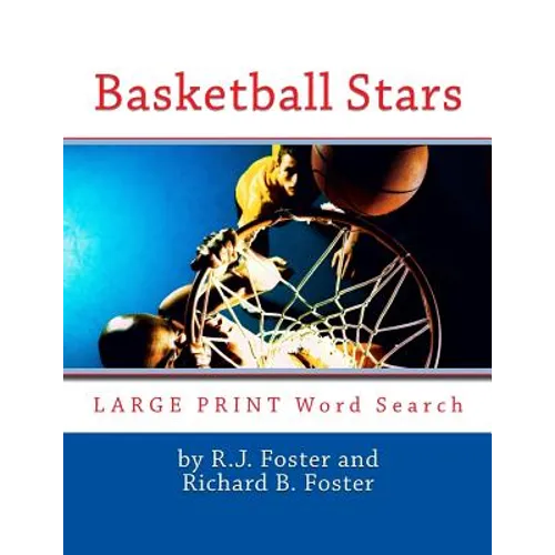 Basketball Stars: Large Print Word Search - Paperback
